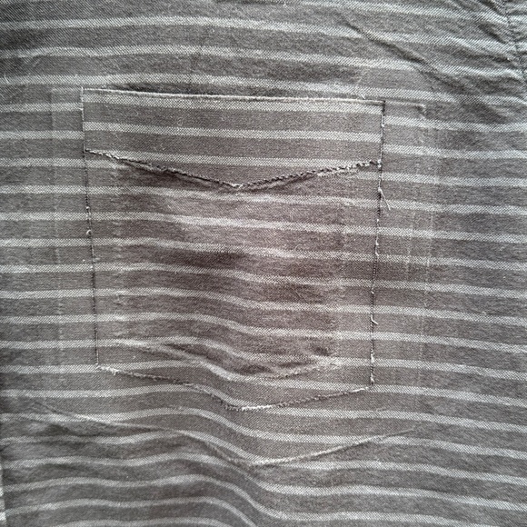 Hurley | Mens Button Down Short Sleeve Shirt Black Gray size XL - Picture 2 of 5